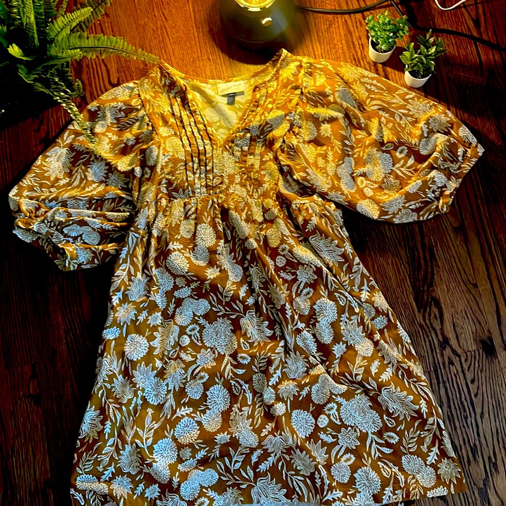 Relaxed Summer Floral Print Dress